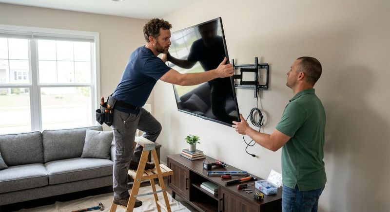 Tv Hanging Service in Kansas City, KS